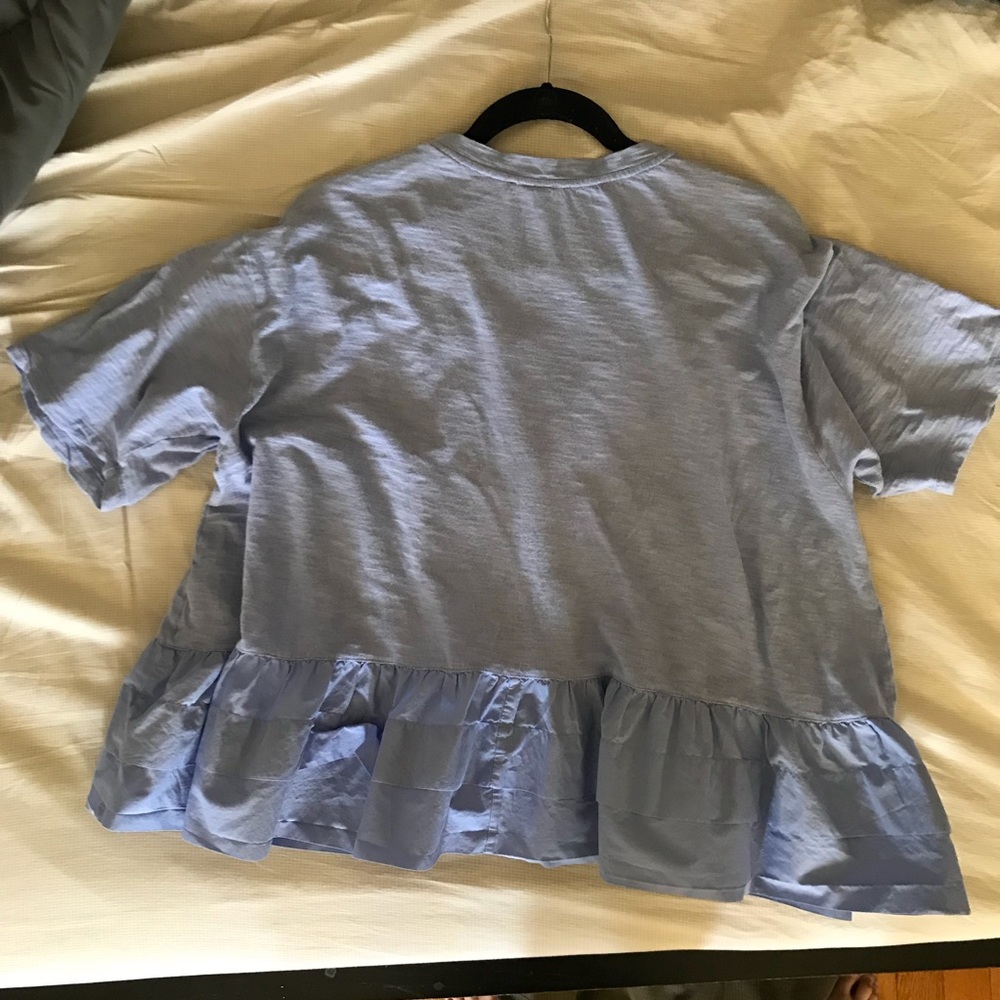 SOLD! Akemi + Kin Ruffle Tee - Picture 2 of 6